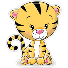 Minikid MARKO SRP-032 Dekoracja ścienna Tygrysek