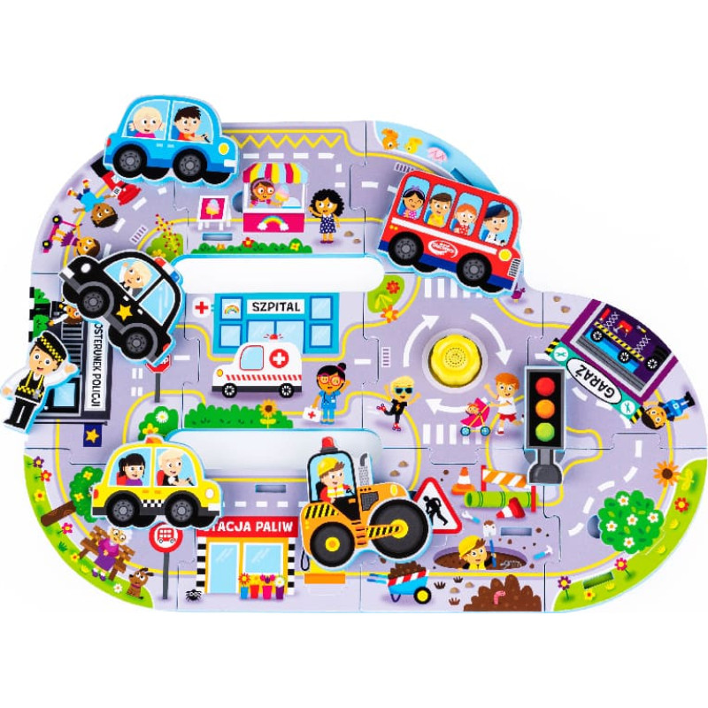 Dumel DG 82337 Puzzle dźwięki wokół nas miasto