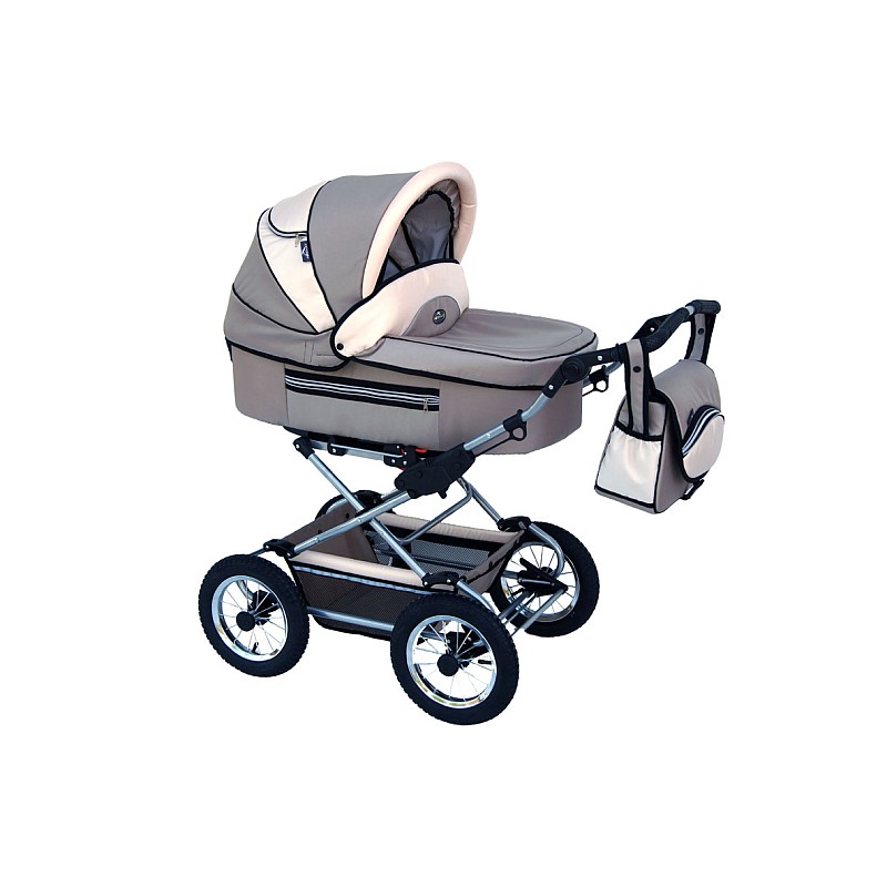 Baby Fashion FANARI Universal stroller 3in1, 102 Cappuccino+beige PROMOTION