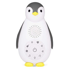 ZAZU Zoe išmanus pingvinas – naktinė lempa/projektorius, pilkas