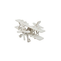 ANNAHOUSE Foldable Cardboard Play 3D Construction / Coloring Set Airplane 470 × 400 × 215 mm