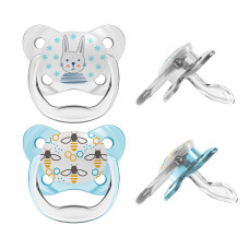 DR.BROWNS Prevent BUTTERFLY Pacifiers, 2pcs., PV12402-PX