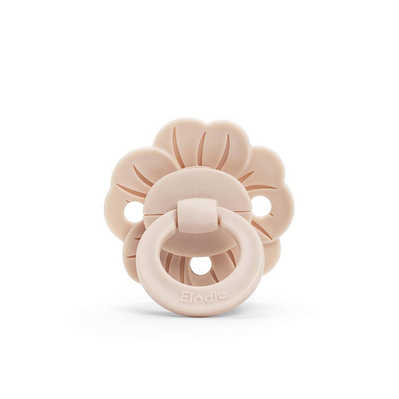 Elodie Details Binky Bloom silicone 3m+ Powder Pink