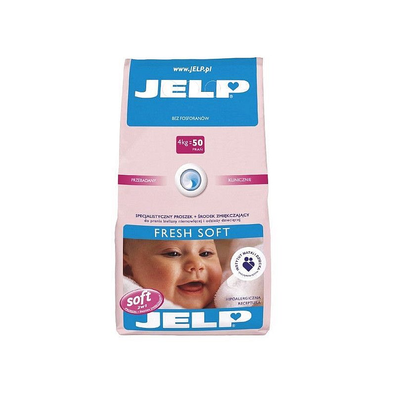 JELP FRESH SOFT Washing powder for colored laundry, 4kg