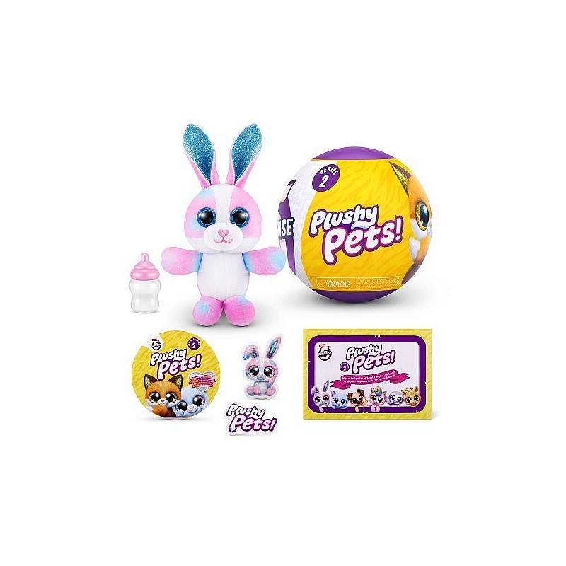 5 SURPRISE Plushy Pets miniature set, 2 series, assortment, 77488GQ2