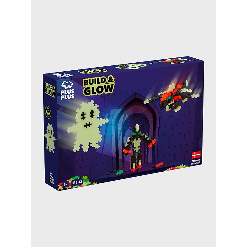 Plus Plus constructor Build and glow 360 pc. 5-12 y. 3808