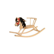 EN: TROJA Children's wooden rocking horse Ojārs