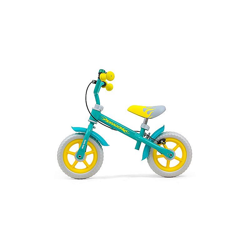 MILLY MALLY DRAGON walking/balance bike with brakes, MINT NUOLAIDA