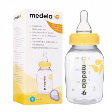 MEDELA feeding bottle with silicone teat (S) 150ml, 200.2271