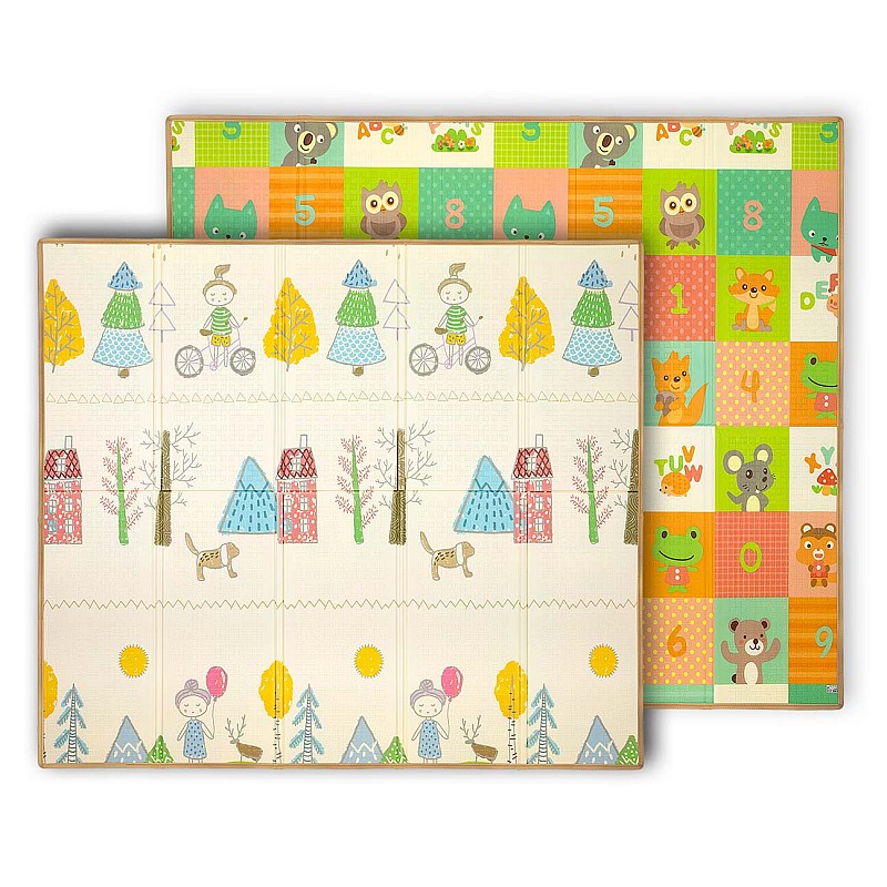 Milly Mally Foam folded playmat Play Girl and Numbers T1 5543