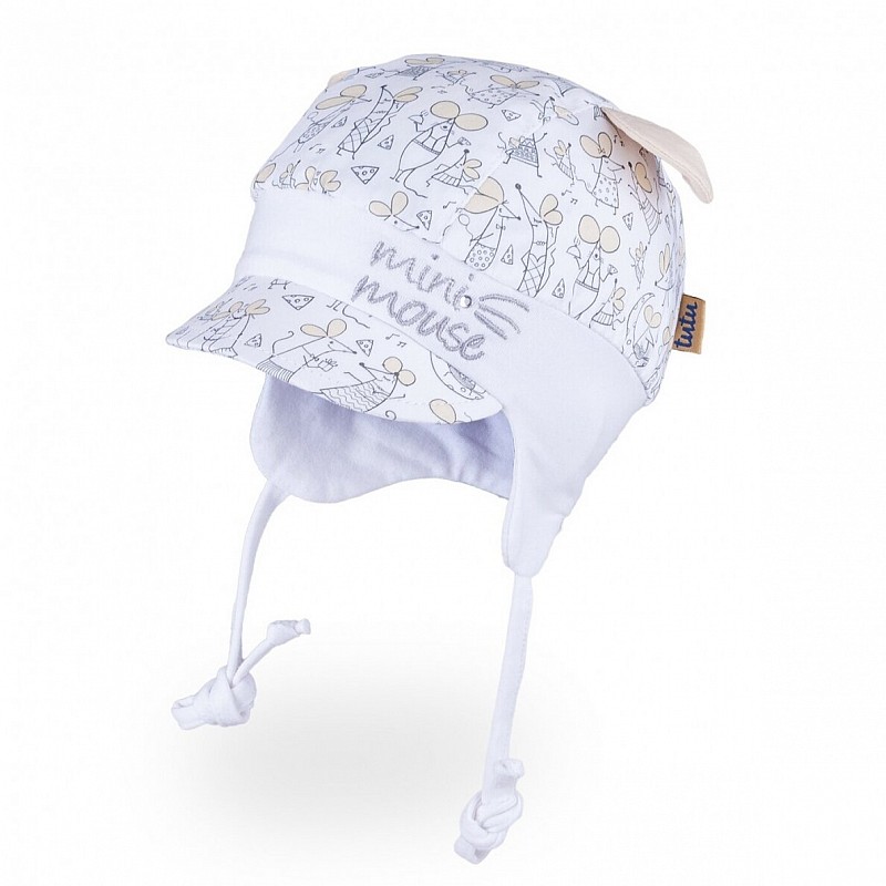 TUTU Hat 36-38 size, 3-005442 White-Beige