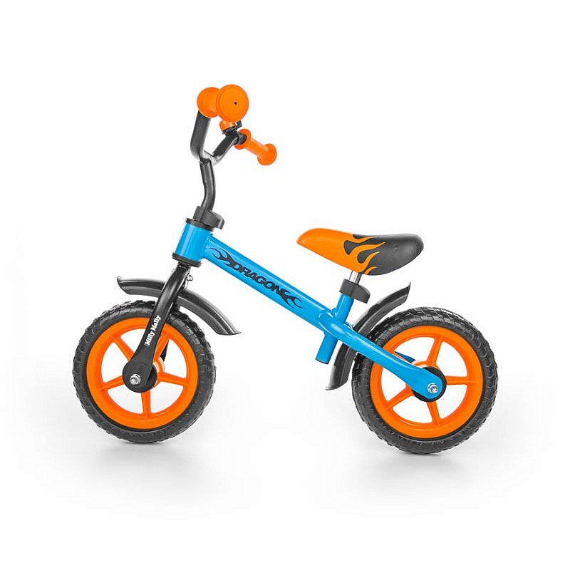 MILLY MALLY DRAGON walking/balance bike, orange/blue NUOLAIDA