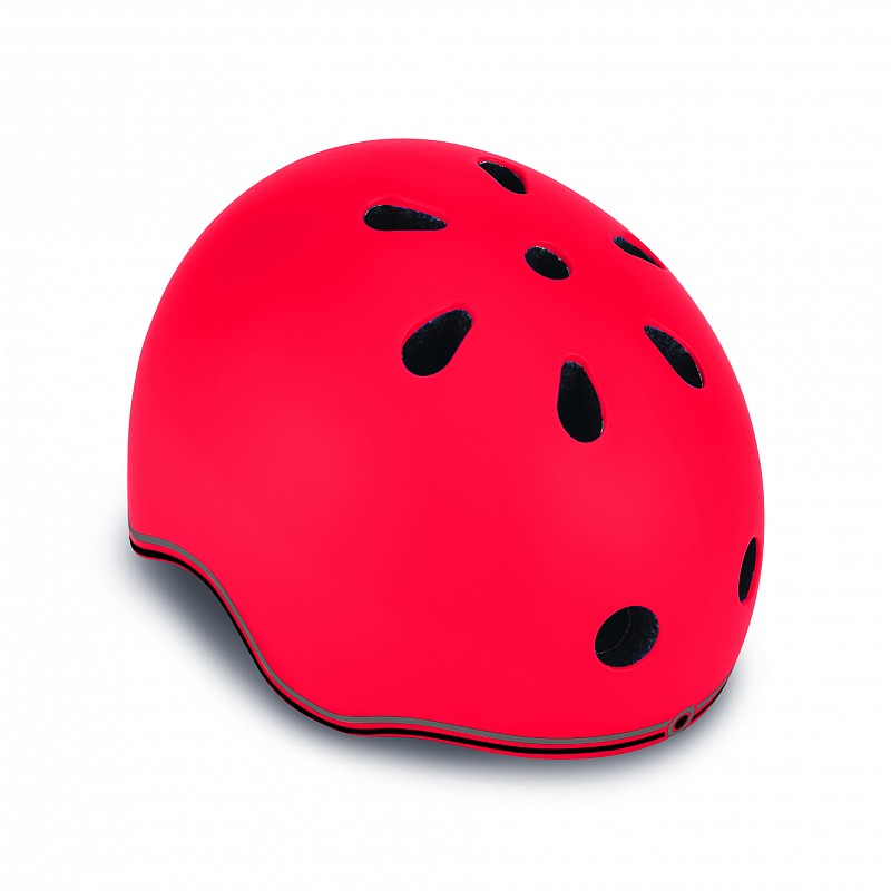 Globber Helm Go Up Lights, XXS/XS (45–51 cm), rot, 506-102