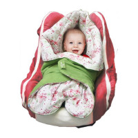 WALLABOO Leaf Envelope - lime green