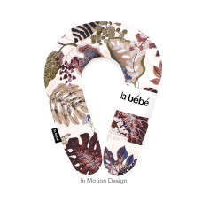 LA BEBE Snug horseshoe 20 * 70 cm Autumn Art Purple, 85491