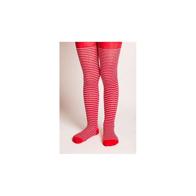 BELLISSIMA Childrens tights 86/92, B401 red-white stipes Sale
