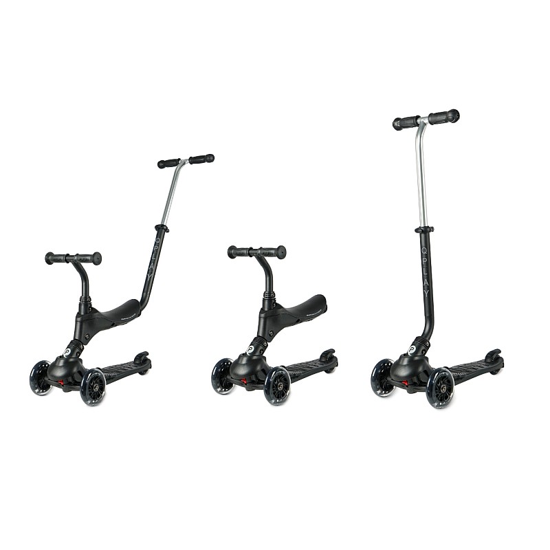 QPLAY SEMA  scooter 3in1 Black