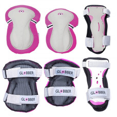 Globber kelių ir alkūnių apsaugos Pink Junior XS, diapazonas B (25–50 kg), 541-110