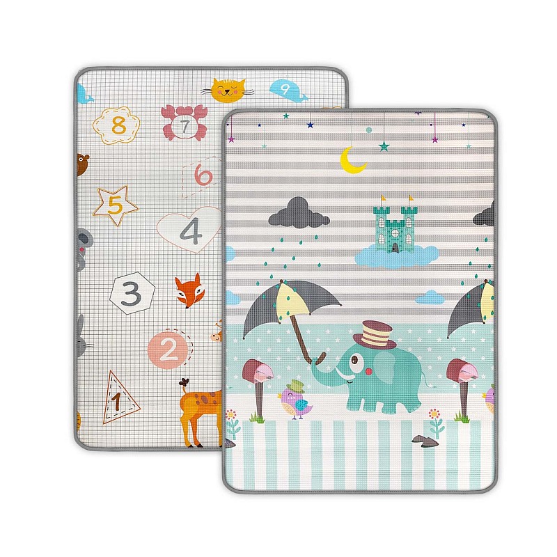 Milly Mally Foam folded playmat Digits and Elephant 4684