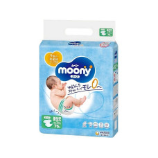 MOONY sauskelnės Airfit, NB, 76 vnt., 0–5 kg, 13780