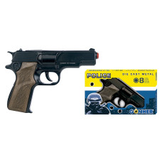 GONHER policijos žaislinis pistoletas (8 šūviai), modelis 125/6