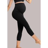 CARRIWELL Maternity Support 3/4 Leggings Recycled, size M, black 275571 (4951)