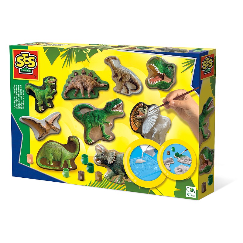 SES gipso liejimo rinkinys Dinozaurai