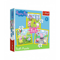 TREFL puzzle set "3 in 1" Peppa Pig