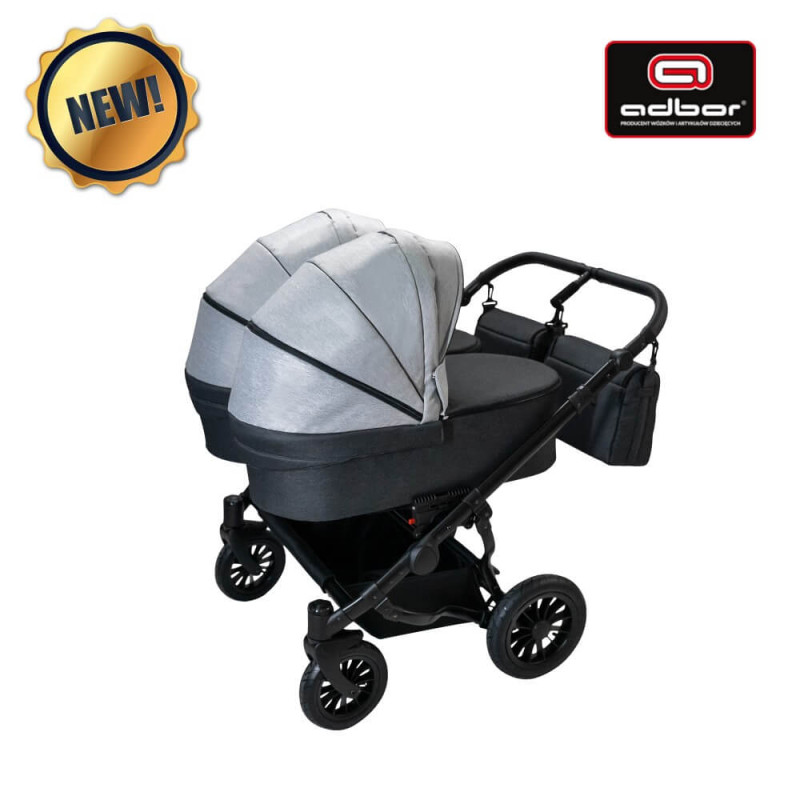 Adbor DUO Lux Dvigubi vežimėliai, DL-06