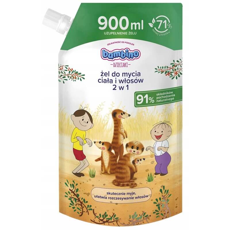 BAMBINO 95867 prausimosi gelis 900 ml