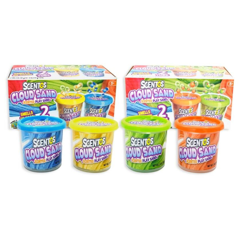 Dumel SCENTOS kvapnus kinetinis smėlis, 2 vnt., spalvų miksas (ST 40369)