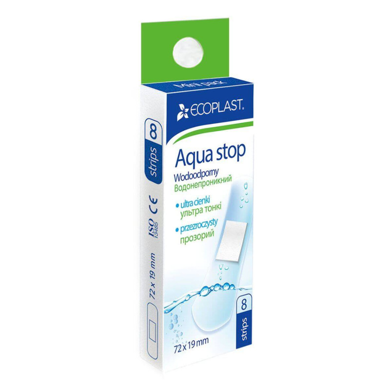 Ecoplast pleistrai Aqua stop mini 7.2 cm x 1.9 cm N8