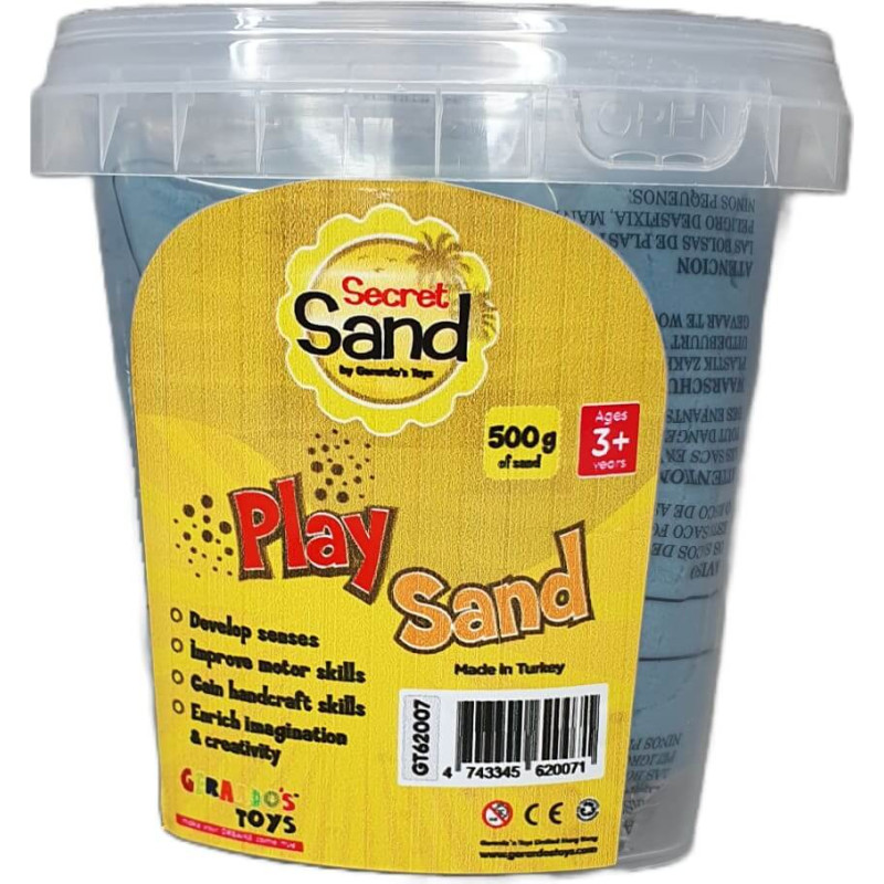 GERARDOS TOYS Secret Sand Kinetic Play Sand with sand cutter, natural sand color 500g 56458