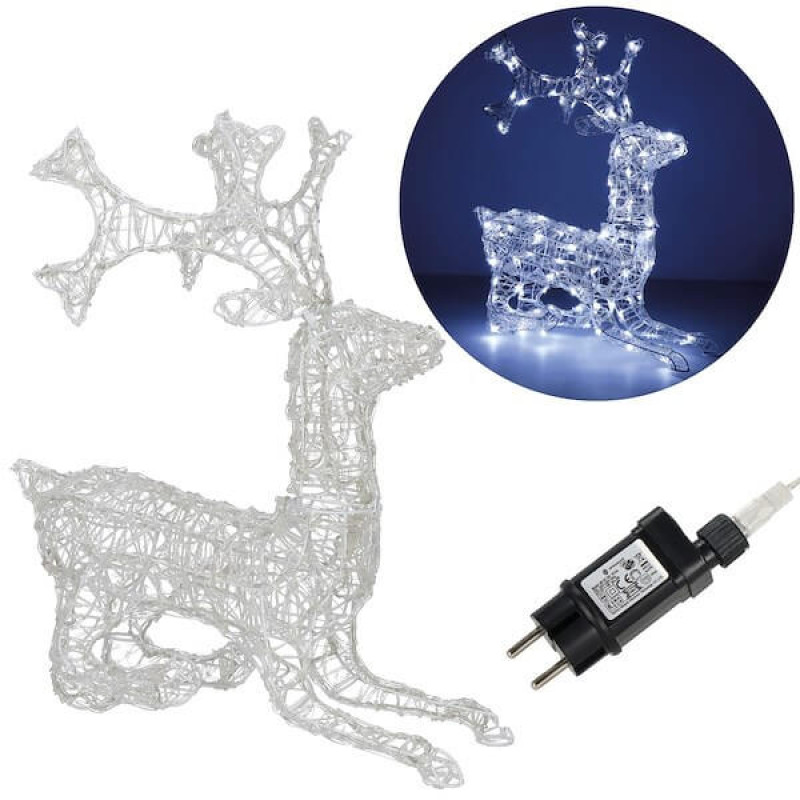 Springos ziemeļbriežu gaismas  dekorācija 130 LED CL4121