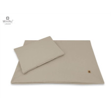 Miminu Kieczmerski – patalynės komplektas C-2, 100 × 135 + 40 × 60 cm, MIMINU SOFT kolekcija, mocca spalvos