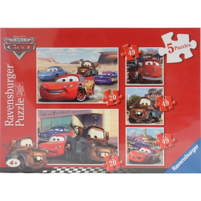Ravensburger Puzzle, 5 in 1 Cars