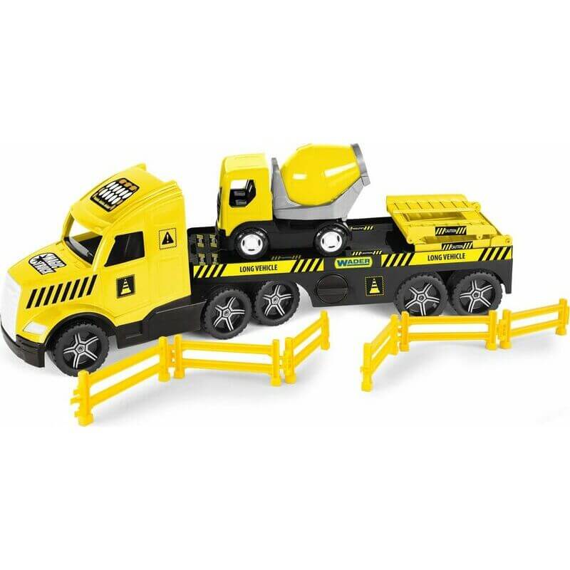 Wader 36461 Magic Truck Technic automobilių transporteris su betono maišykle