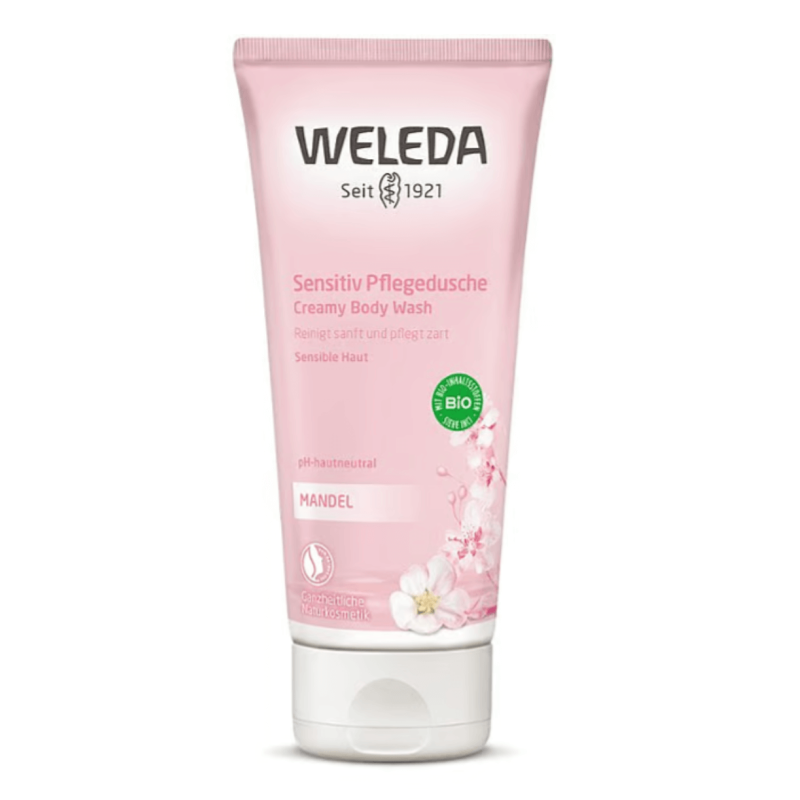 Weleda kreminis dušo muilas jautriai odai, migdolų, 200 ml