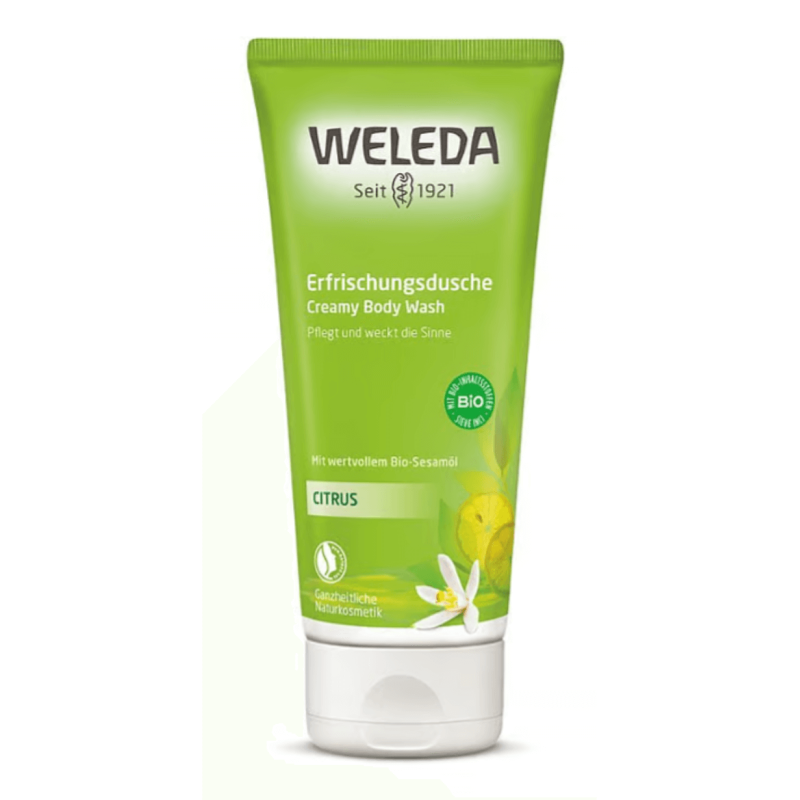 Weleda kreminis dušo muilas su citrusais, 200 ml