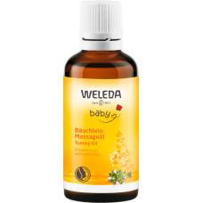 Weleda aliejus kūdikių pilvo masažui, 50 ml.