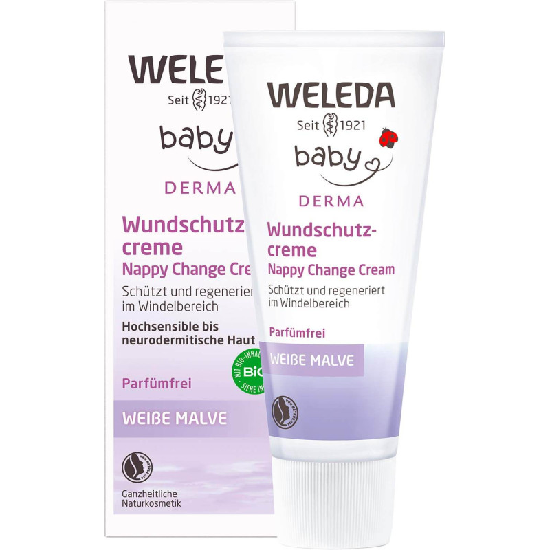 Weleda kremas sauskelnių zonai, svilarožė, 50 ml.