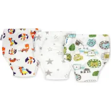 Sensillo TRAINING PANTIES SNUGGI 3-PACK DINO & LION