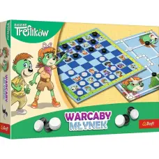 Trefl 02658 Gra Warcaby i Młynek Rodzina Treflik&oacute;w