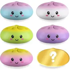 Trendhaus Minkomas antistresinis žaislas XXL  &ndash; Koldūnas (&Oslash; 15,5 cm) (1 &bdquo;Mystery Box&ldquo;, 6 dizainai)