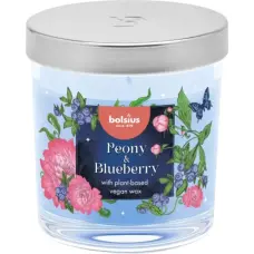 Bolsius Svece arom. stikla gl. Floral Fusion &Oslash;80x72mm peony & blueberry