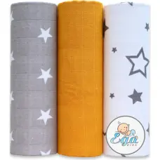 Ega Kids Diaper - SET - 21150 - MUSLIN - EGA - size 60x80 cm  - nr 3