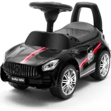 Baby Mix 45832 Dziecięcy jeździk z dźwiękiem RACER czarny