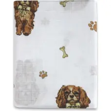 Ega Kids Swaddling blanket / Diaper - 0343 - MUSLIN - size 120x120 - DOG