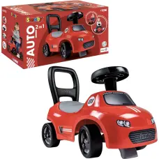 Smoby raudona stumdomoji mašinėlė su signalu Ride-On