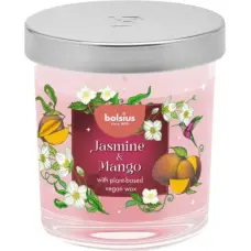 Bolsius Svece arom. stikla gl. Floral Fusion &Oslash;80x72mm jasmine & mango